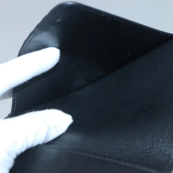 Christian Dior Card Case Leather Black Auth - Picture 9 of 16